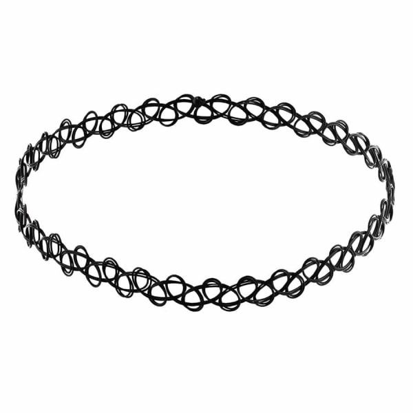 Northix Choker Necklace / Halskæde - One Size Black