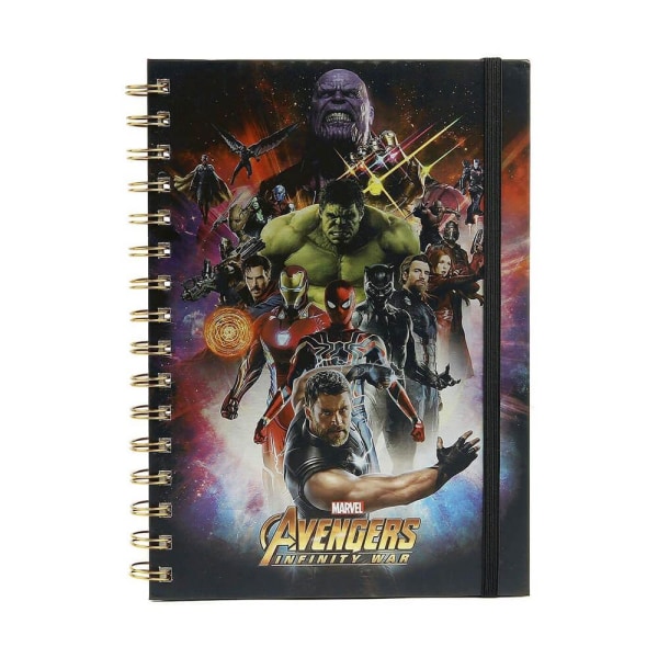 Marvel A5 Metallisk Anteckningsbok - Avengers: Infinity War Multicolor
