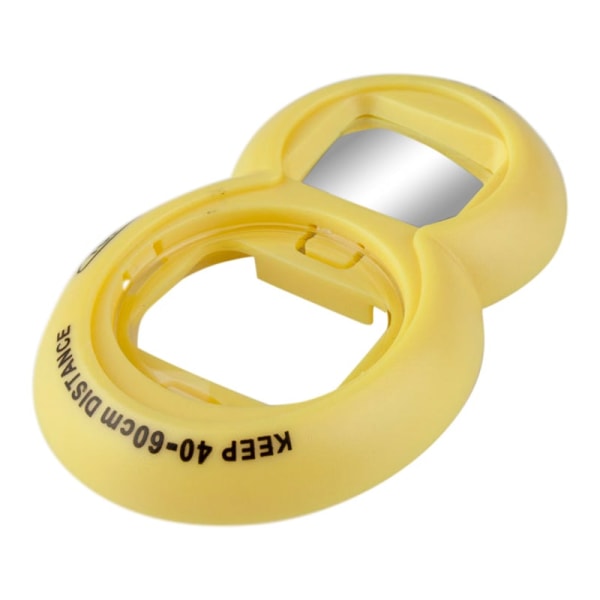 Northix Selfielinse Med Spejl, Instax Mini 7s/8/8+/9 - Gul Yellow