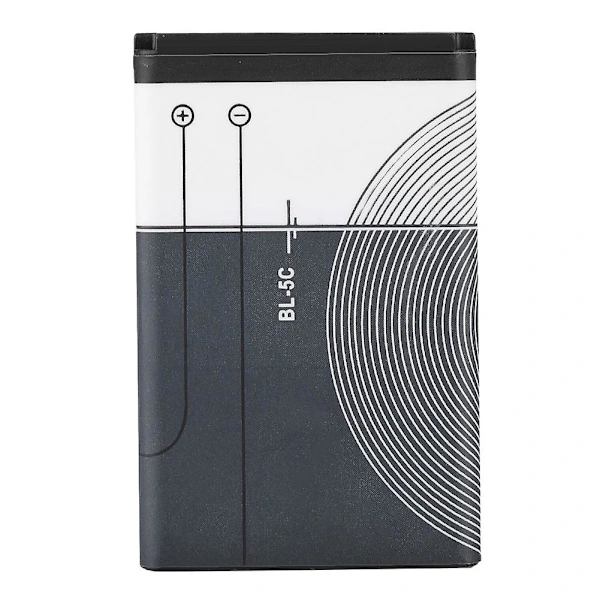Erstatningsbatteri Miljøvennlig litiumbatteri kompatibelt med Nokia BL-5C 1020 mah 3.7