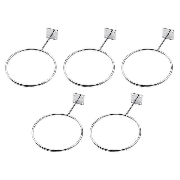 5-pack Bollhållare Väggfäste Sport Träningsboll Förvaringsställ Organizer För Visning Basket Volleyboll Fotboll