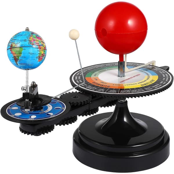 Sol Jord Måne Orbital Modell Solsystem Planetarium 3D Modell Roterende Modell Vitenskapelig Pedagogisk Leke Astronomi Kognisjon Undervisningsrekvisitt