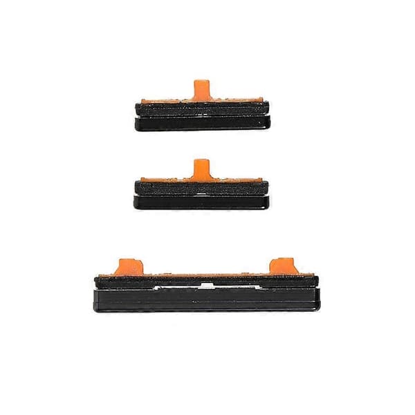 3 stk./pakke OEM sideknapper sett (uten logo) for Samsung Galaxy S9 G960/S9+ G965 [DB]