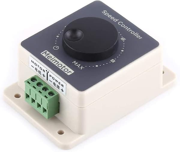 12v hastighedsregulator 12v motorregulator, pulsbreddemodulator Pwm motorhastighedsregulator 10-60v 20a Dc vandtæt skal