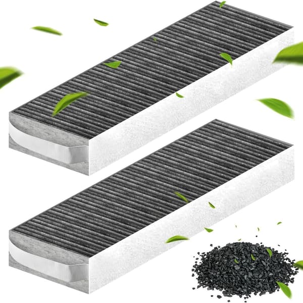 Bora Pure/X Pure/S Pure Filter for ventilatorhette, erstatning 2-pakning aktivert kull [DB]