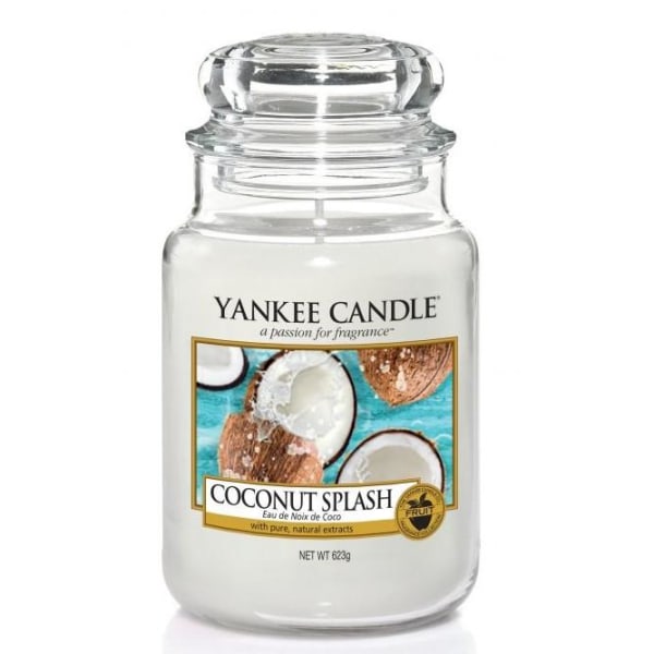 Yankee Candle Classic Large Jar Coconut Splash 623g White