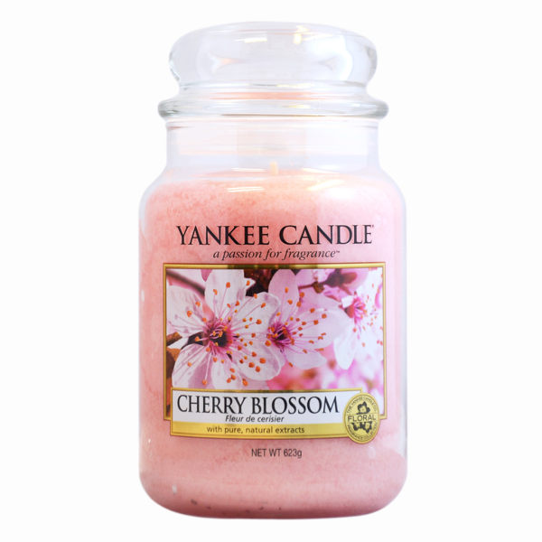 Yankee Candle Classic Large Jar Cherry Blossom 623g Light Pink