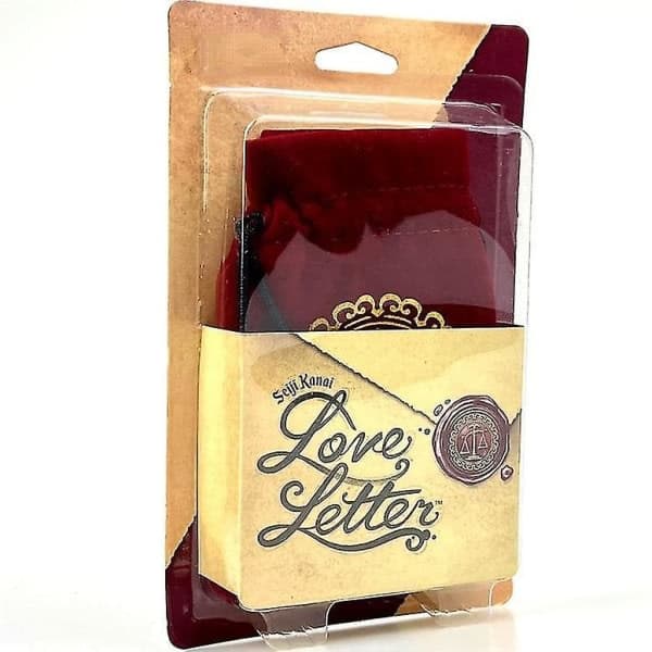 Love Letter -korttipeli 2–6 pelaajalle, 10+ vuotiaille, 20+ minuutin peliaika[D]