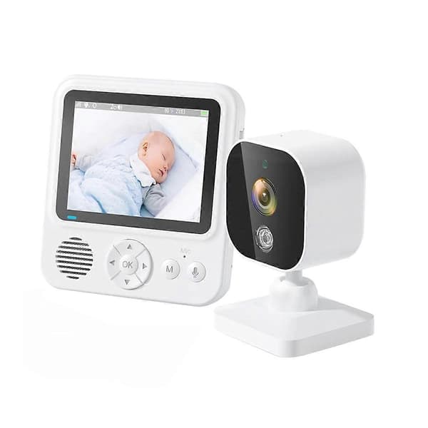 2.8-tommers trådløs skjerm med kamera, toveis lyd, videosamtale, IPS-skjerm, videotelefon