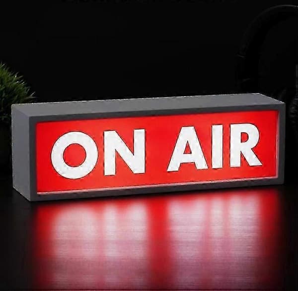 ON AIR Skilt Veggfeste Puls Luftlys Skilt Studio Lys og Dekor