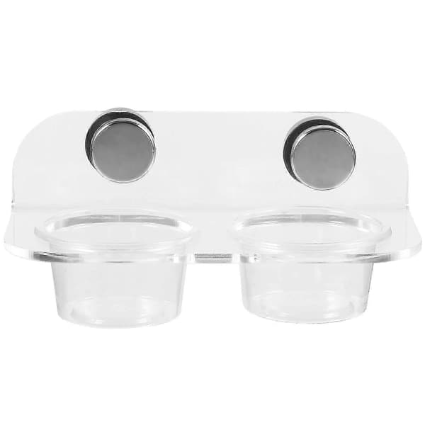 Magnetisk Reptil Fôringskopp Gecko Hyllefat for Øgler Edderkopper 12x6.5x5.5cm