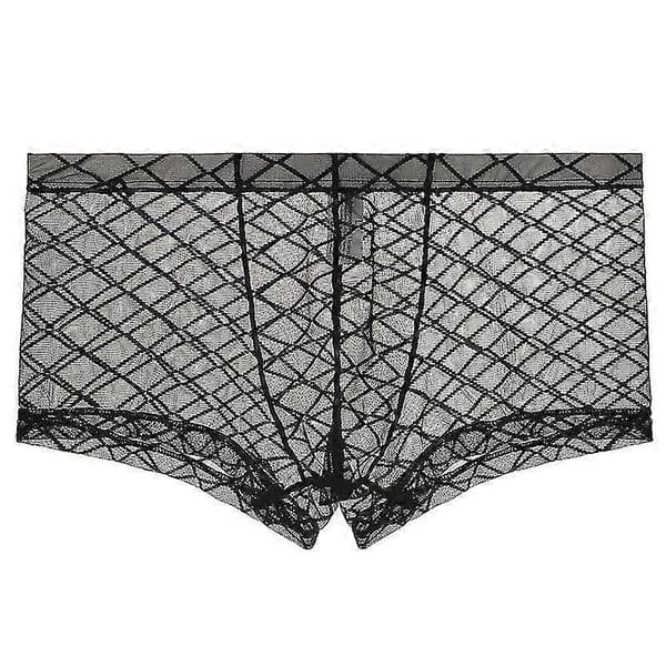 Boxershortser for menn, middels høyde, stretch mesh boxershorts undertøy