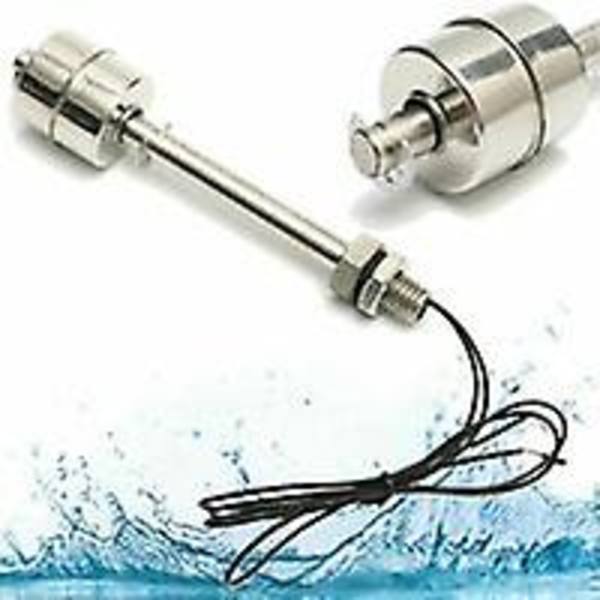 L100 mm flytende bryter, vertikal væskenivåsensor i rustfritt stål, flottørbryter brukt i elektrisitet, drenering, nivåkontroll og alarm