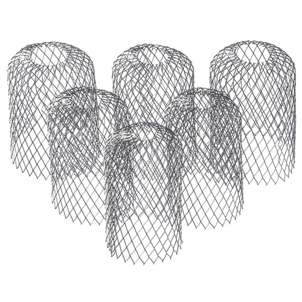 6-pakke takrenne 3 tommers utvidbar aluminiumfilter sil sikt takrenne nedløp for å stoppe blokkering Le