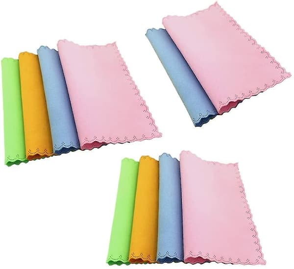 10 st Premium Mikrofiber Rengöringsdukar, Rengöring Glasögon Glasögonduk Ekonomi Solglasögon Skärm Mikrofiber