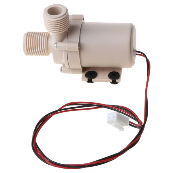 12V/24V DC Solar Varmtvann Sirkulasjonspumpe Børsteløs Motor Vannpumpe 5M fo