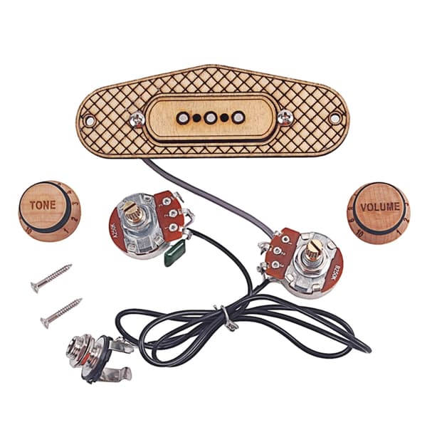 3-strengs gitar pickup sigarboks praktisk 3-polet gitar humbucker pickup med volum og tone for sigarboksgitarer