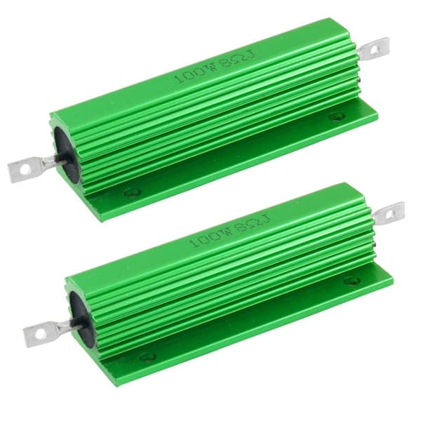 Aluminiummotstand 100W 8 Ohm 2 STK