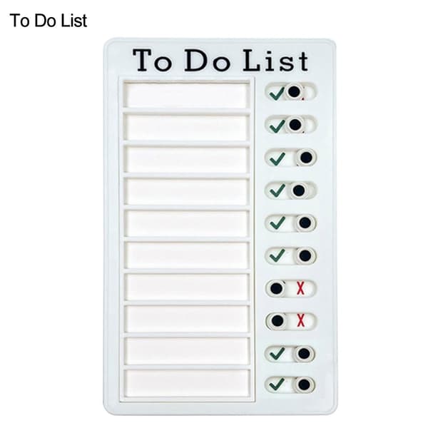 Daglig Planlegger med Sjekkliste - Selvdisiplinerende Stempelkort for TO DO-LISTE