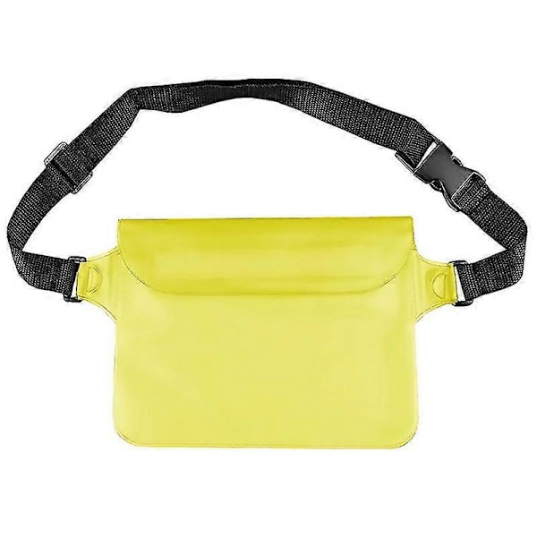 Vattentät midjeväska, justerbar torr midjeväska vattentät midjeväska med midjerem för båtliv och simning