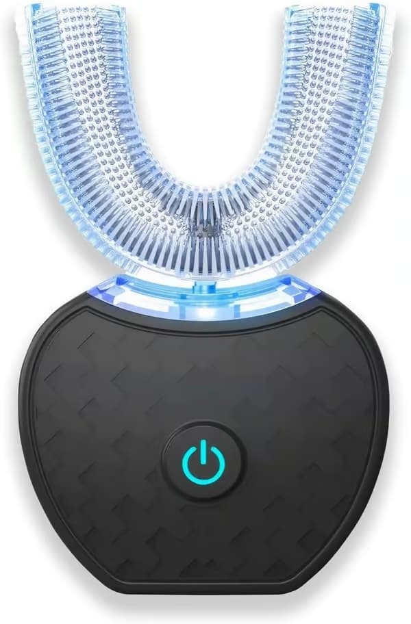 U-formet elektrisk tandbørste, U-formet tandbørste til voksne, mundrenser til voksne, effektiv tandblegning, all-round mundrensning, tandkød