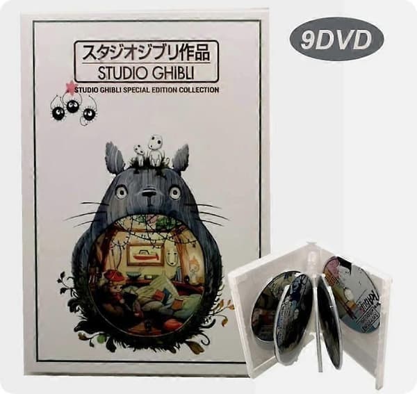 Studio Ghibli -elokuvakokoelma 9DVD 25 elokuvaa Box Set Film Kaikki alueet