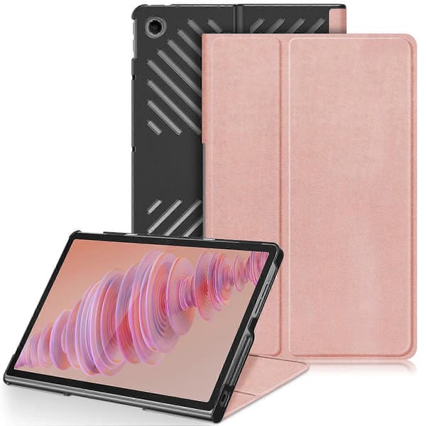 For Lenovo Tab Plus 11,5 tommers TB351FU etui med varmespredning, stativ og lærdeksel