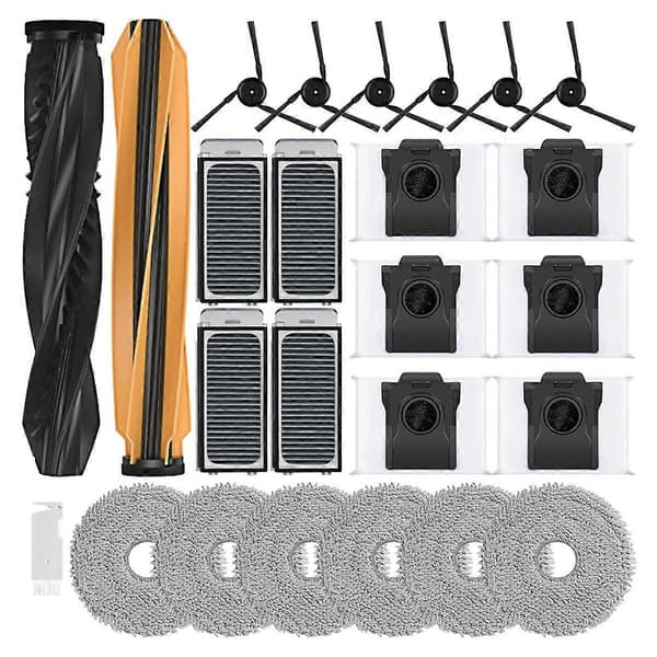 For X50 Ultra/L50 Pro Ultra/ L40S Pro Ultra Del Hovedbørste Filter Mopp Klut Støvposer Tilbehør