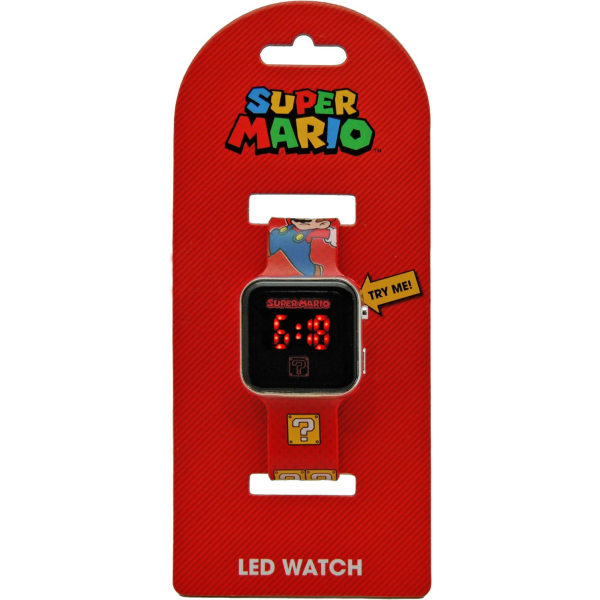 Kids Licencing Børneur Super Mario Digitalt Armbåndsur Nintendo Ur Led