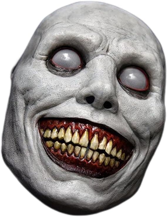 Skummel Halloween Maske Smilende Demoner Horror Maske
