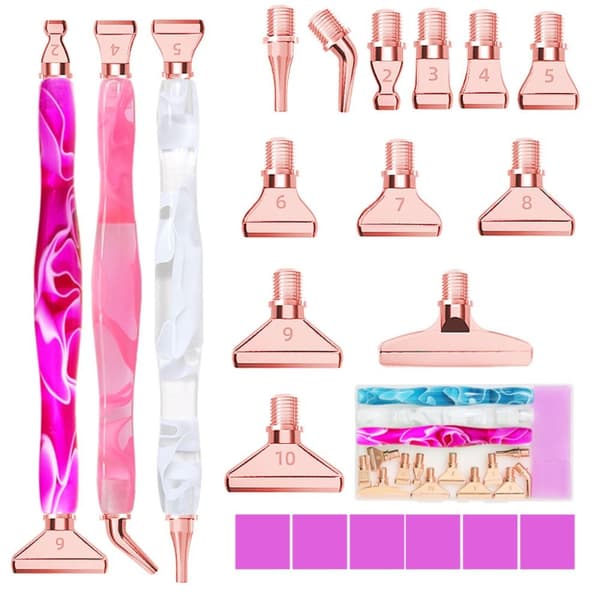 Diamantmaleri Penna Point Borrpennor ROSE GOLD-A ROSE GULD-A_ma