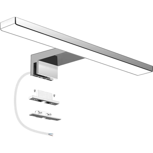 6W 600lm LED-kylpyhuoneen peilivalaisin – IP44 vedenpitävä 30cm – Huurtumaton ruostumaton teräs 4000K meikkaukseen ja parranajoon