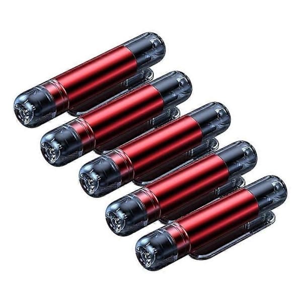 1-5x Red Safe Pro X Bilrudehammer, Bilnødhammer med Selekniv, Livreddende Hammer 5 STK