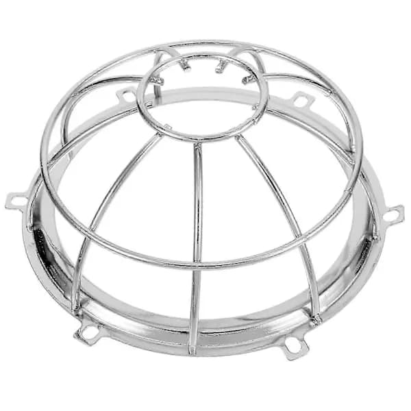 Røgalarmsbeskyttelse Metal Beskyttelsesdæksel til Brandalarmsystem, Holdbar & Nem Installation Sølv 15.70X15.70X6.90CM,SE