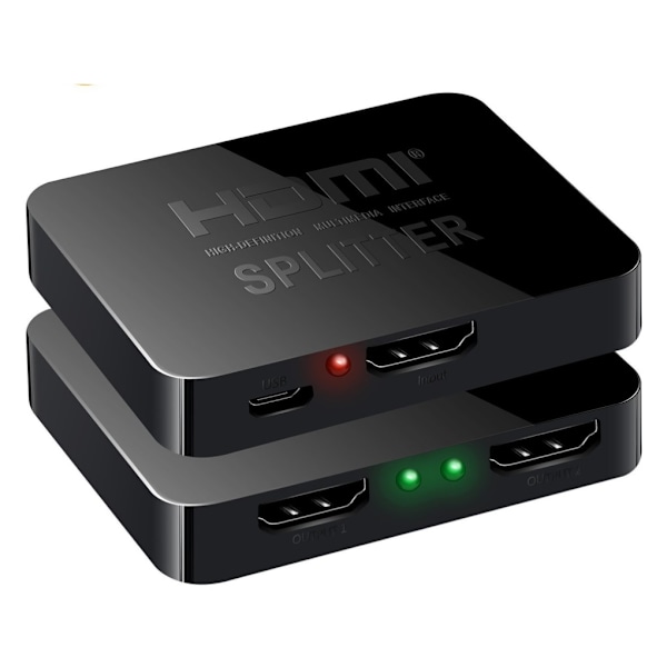 Köp 2 port HDMI Splitter 1x2 3D och 4K Fyndiq