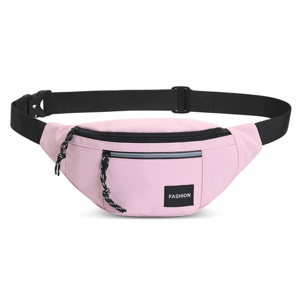Roisketiivis vyötärölaukku crossbody-laukku Pink