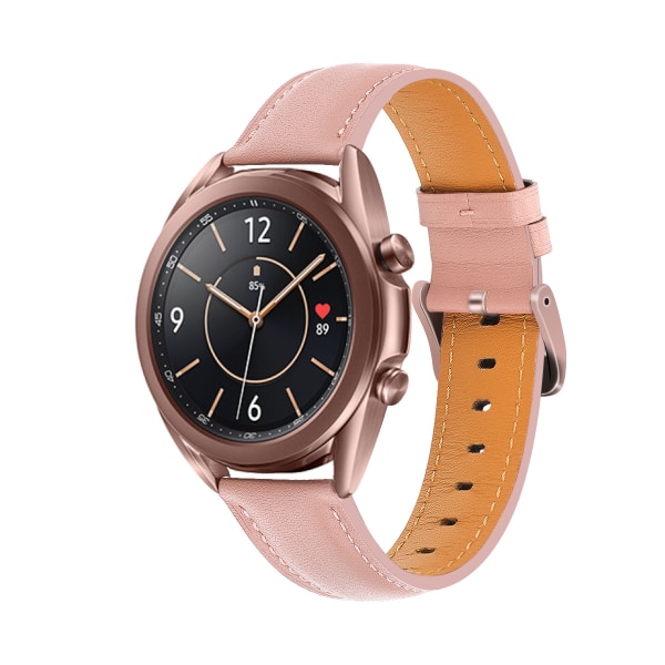 Läderarmband för Samsung Galaxy Watch 3 Rosa