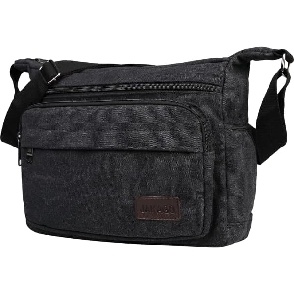 Vandtæt Messenger Skuldertaske 13 Tommer Multi Canvas Crossbody Taske Kompatibel med Mænd Casual Letvægts Udendørs Fisketaske Camping