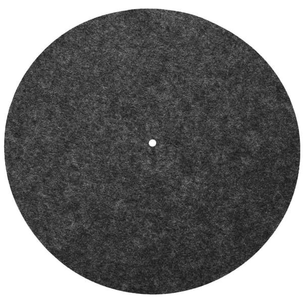 【NX】Pladetallerkenmåtte 12\" Antivibration Audiophile Pad Kompatibel med vinylpladespiller (sort)