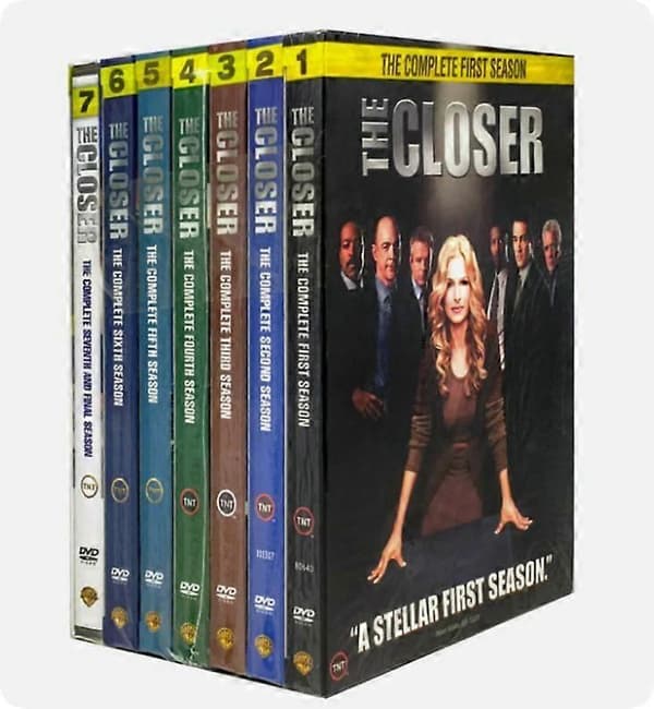 【BQ】The Closer: Koko sarjan DVD-paketti kaudet 1-7, kaikki alueet, uusi