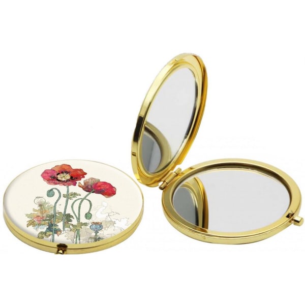 Bug Art Poppy Compact Mirror One Size Guld / Vit