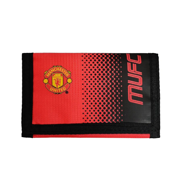 Manchester United FC Fade Plånbok One Size Svart/Röd
