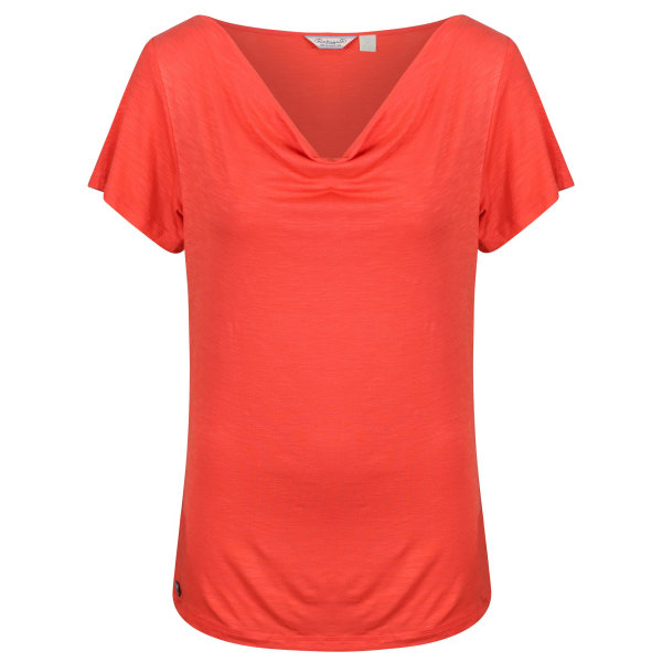 Regatta Dam / Francheska T-shirt Med Kort Ärm 14 Uk Neon Peach