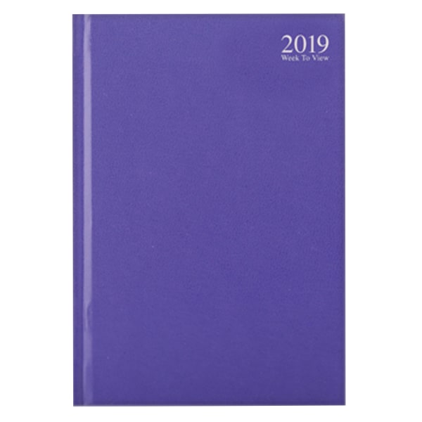 Tallon 2019 A4 Vecka För Att Visa Färgblock Pastelldagbok