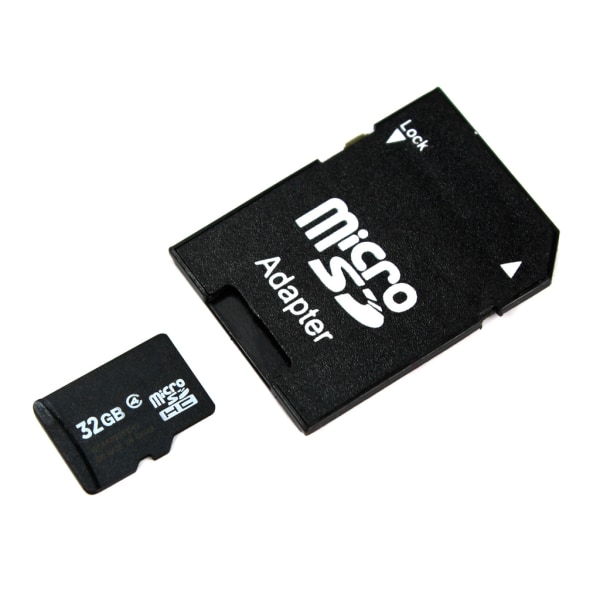 Hometech Micro -sd -kort Klasse 10 - 32 Gb Black
