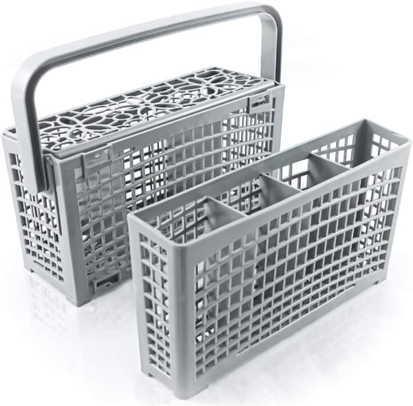 Astianpesukoneen kestävä aterinkori [23 x 8,5 & 4,5 x 13,5 cm]. Aterinkori innovatiivisella 2-in-1 ratkaisulla