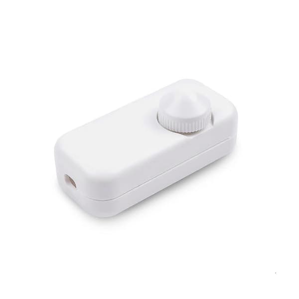 Dæmpbar lysdæmper 1W - 150W Dæmpbar LED-glødepære On/Off AC220-240V/Mellemserie undtagen 1W Stille (Metalsløjfe med drejekontrol)