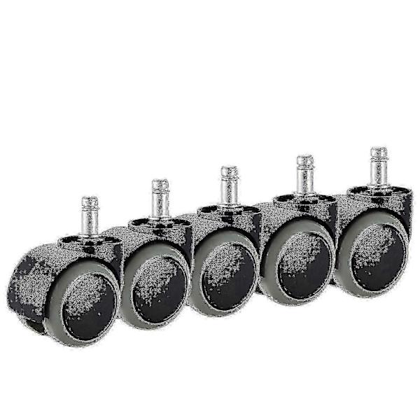 Curated Picks [LCS] Reservehjul til IKEA skrivebordsstoler 5-pakning 10 mm x 22 mm