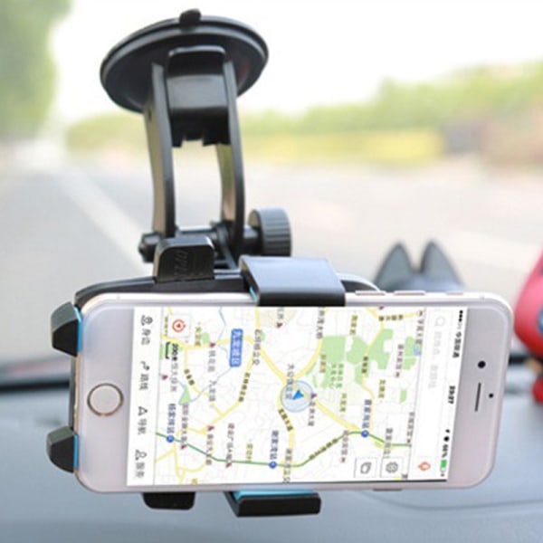 In Car Suction Phone Holder Universal Mount Yellow