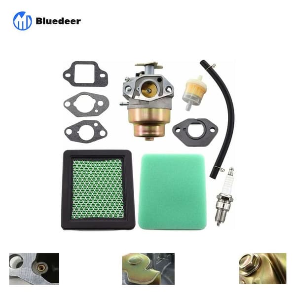 Forgasser for Honda GCV135 GCV160 GC135 GC160 – Komplett sett med pakninger, luftfilter og tennplugg – Erstatter 16100-Z0L-023